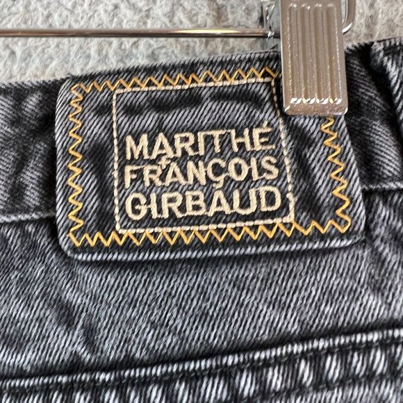 Marithe Francois Girbaud vintage Black relaxed fit jeans mens size 38M - Picture 3 of 9